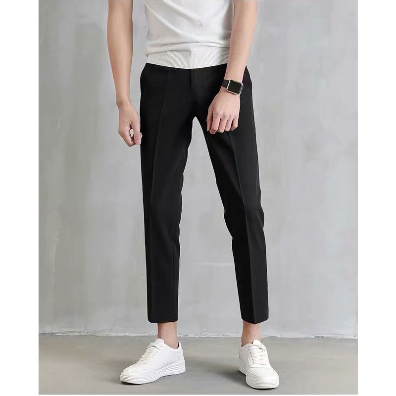 Men's Dress Pants Factory - High Stretch Custom Slim Fit Suit Pants