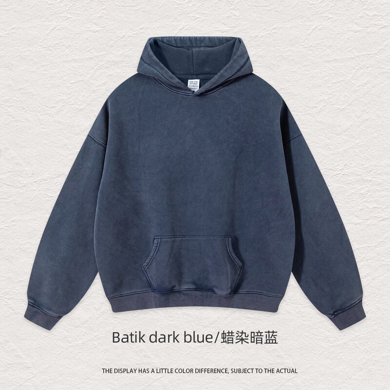 Men's Hoodie Factory - Customized Logo Color Regular Pullover Solid