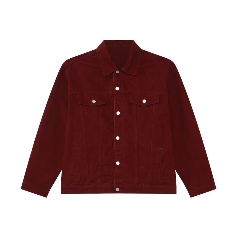 Men's Denim Jacket Factory - OEM Oversized Vintage Printed Distressed