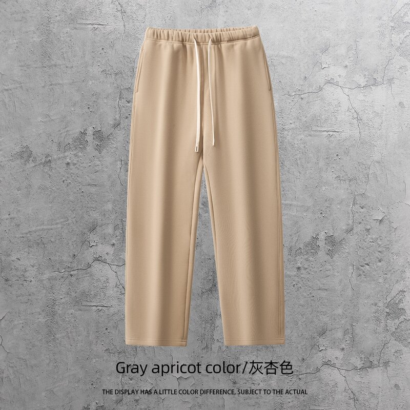 Terry Sweater Pants Suit Factory - Autumn Men's Casual 420G Solid Pattern