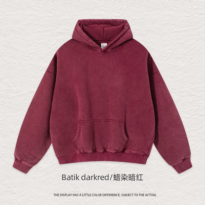 Men's Hoodie Factory - Customized Logo Color Regular Pullover Solid