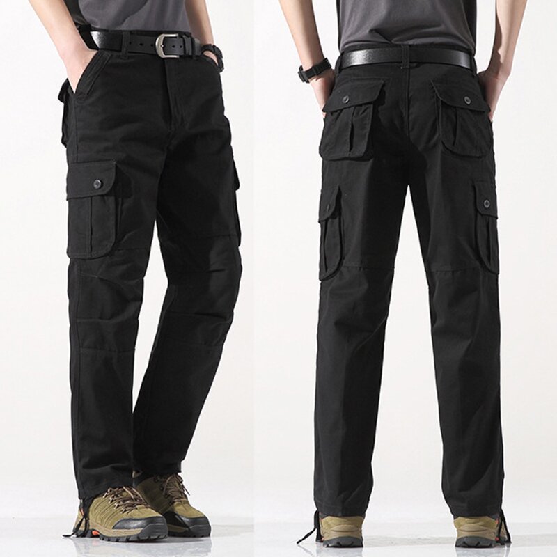 Men's Cargo Pants Factory - Custom Logo Streetwear Style Purple Casual