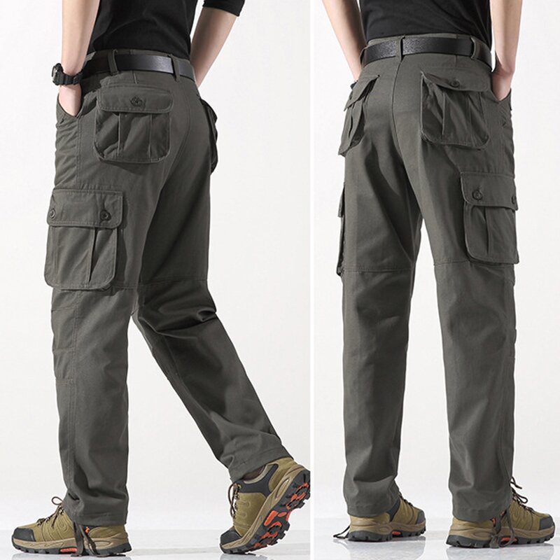 Men's Cargo Pants Factory - Custom Logo Streetwear Style Purple Casual