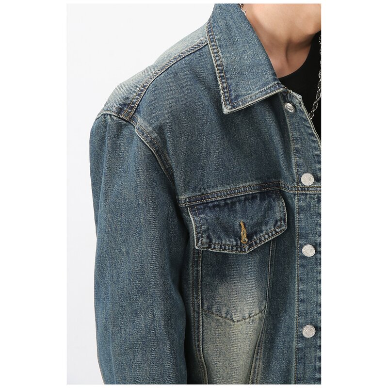 Denim Jacket Factory - Customized Factory Men's Autumn Retro Loose