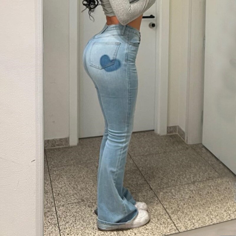 Women's Flared Jeans Factory - 2024 New Skin Jeans for Ladies