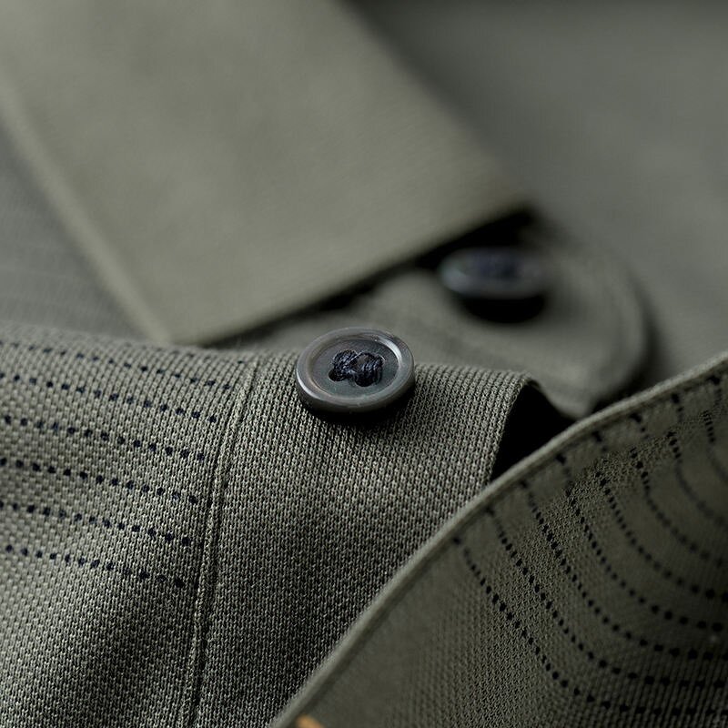 Men's Polo T-shirt Factory - Summer Short Sleeve Lapel Silk Loose