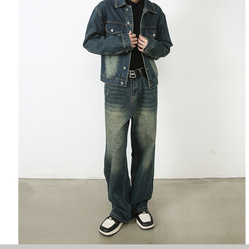 Denim Jacket Factory - Customized Factory Men's Autumn Retro Loose