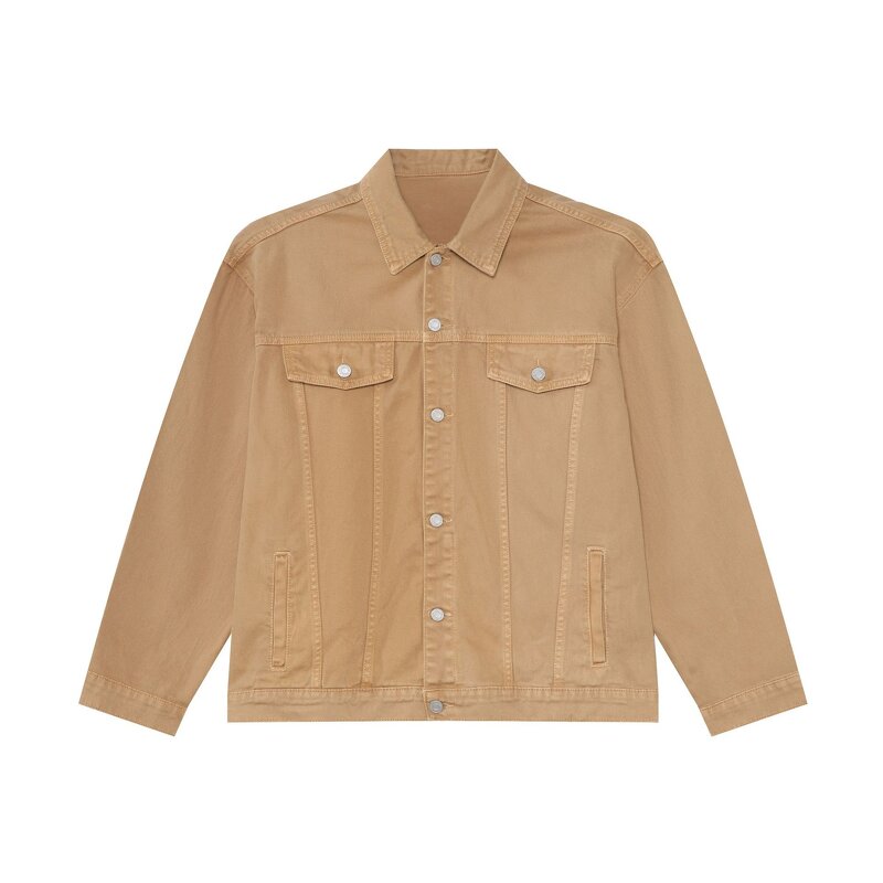 Men's Denim Jacket Factory - OEM Oversized Vintage Printed Distressed