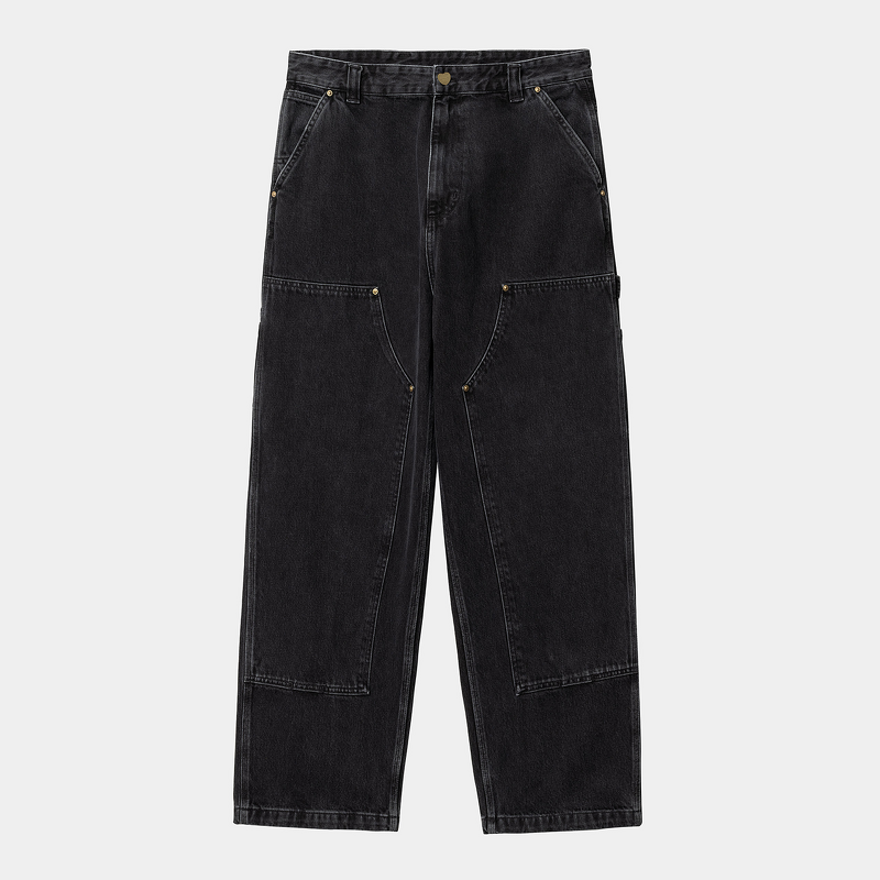 Carpenter Jeans Factory - Men's Heavyweight Solid Double Knee Work Denim