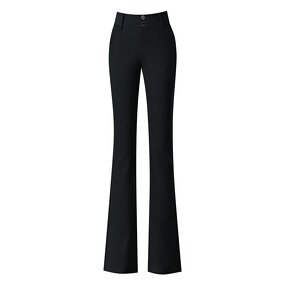 Women's Pleated Pants Factory - New Designs Office Lady High Waist Custom