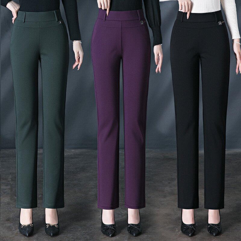 Women's Office Pants Factory - Wholesale Customized High Waist Straight