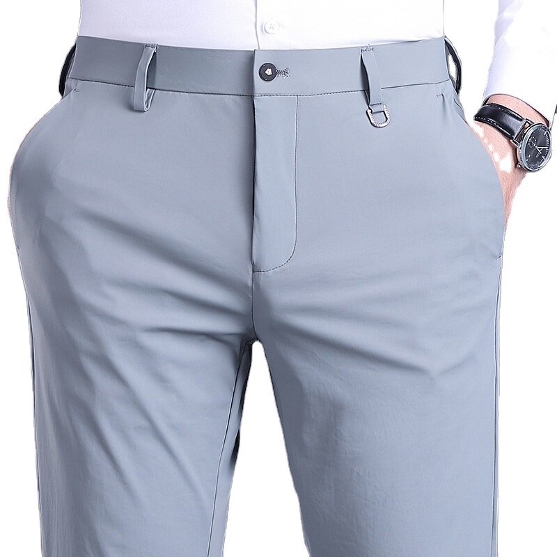 Men's Suit Pants Factory - European Comfortable Drapey Summer Business