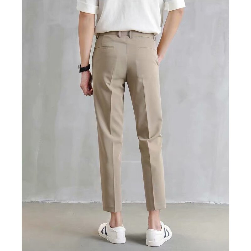 Men's Dress Pants Factory - High Stretch Custom Slim Fit Suit Pants