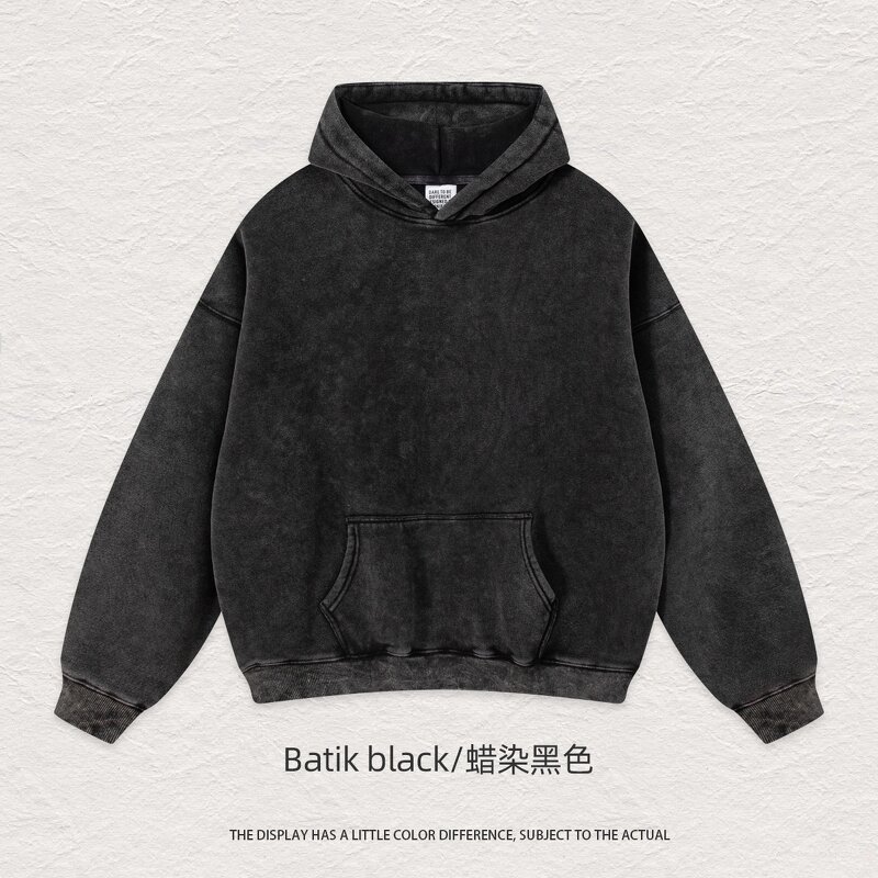 Men's Hoodie Factory - Customized Logo Color Regular Pullover Solid