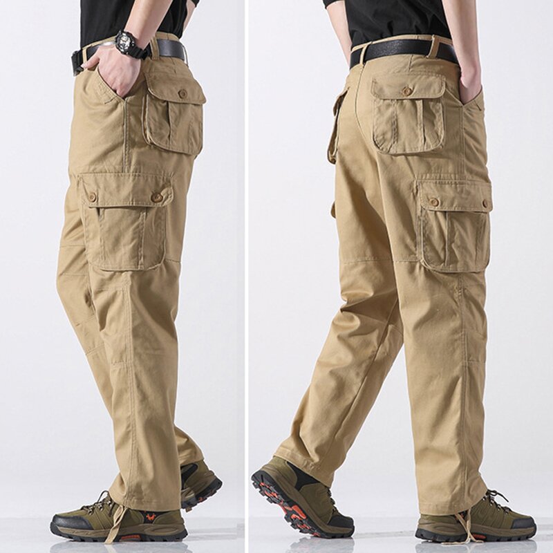 Men's Cargo Pants Factory - Custom Logo Streetwear Style Purple Casual