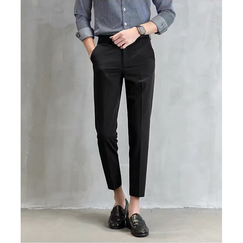 Men's Dress Pants Factory - High Stretch Custom Slim Fit Suit Pants