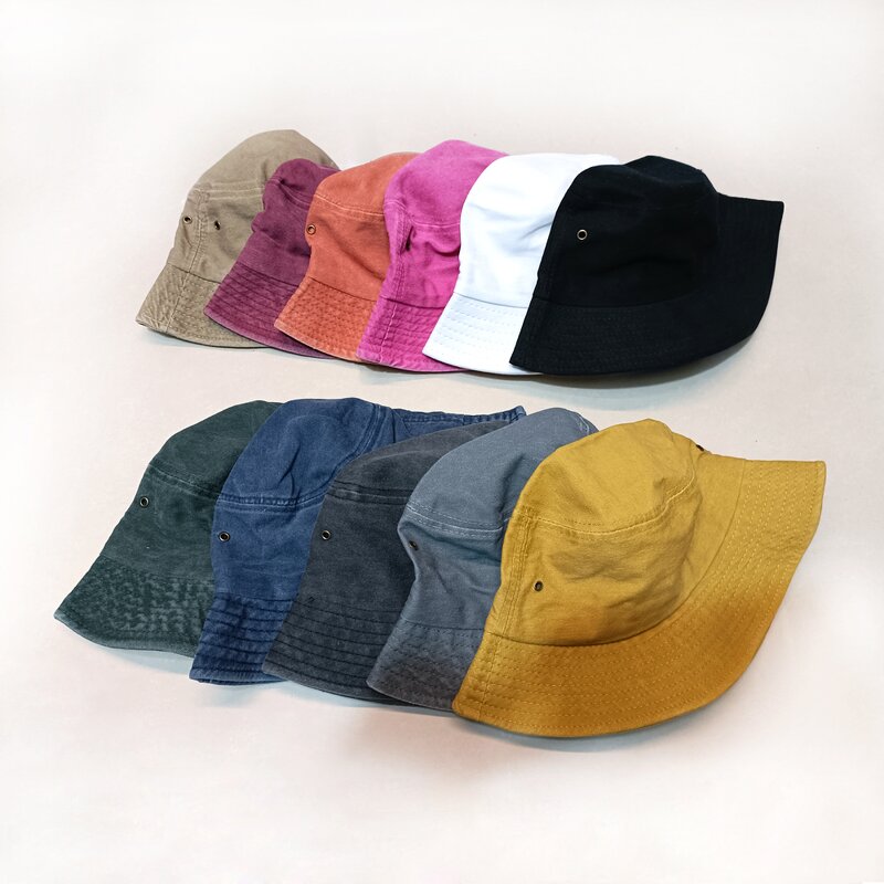 Bucket Hat Supplier - OEM Bob Black Custom Embroidered Unisex Designer