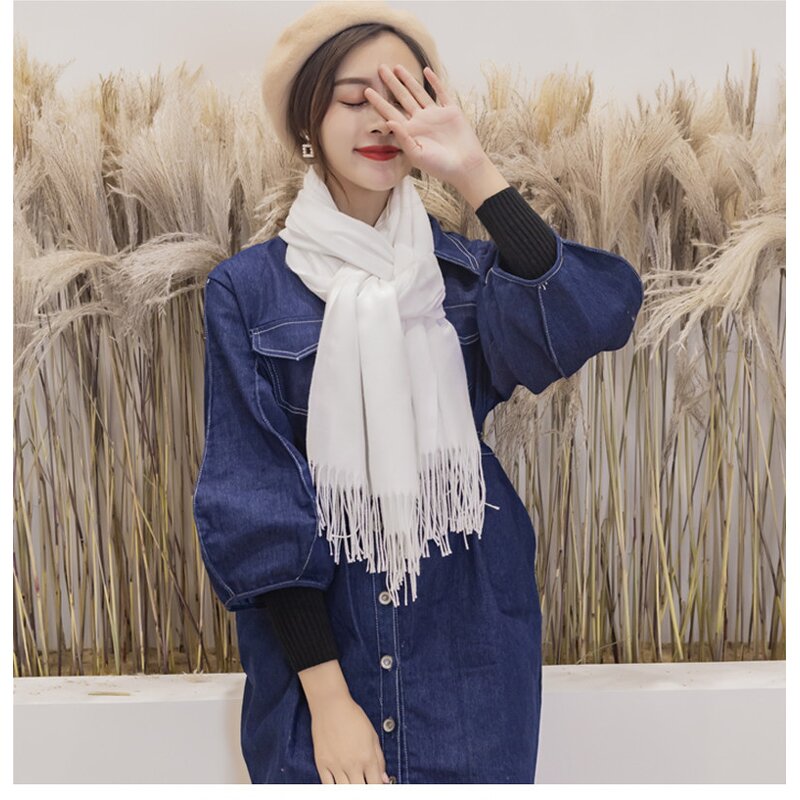 Scarf Factory - OEM Women's Winter Long Soft Warm Cashmere Pashmina