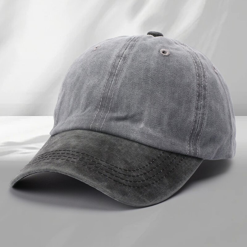 Baseball Caps Factory - OEM Fashion Blank Two Tone Wash Distressed