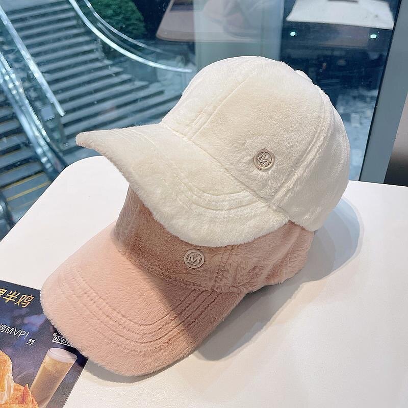 Baseball Cap Supplier - OEM Customized Lamb Wool Rabbit Fur High Quality