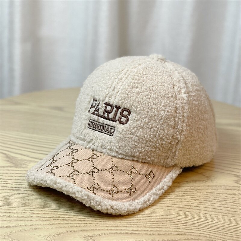 Baseball Cap Supplier - OEM Custom Lamb Wool Vintage Duckbill Fashion