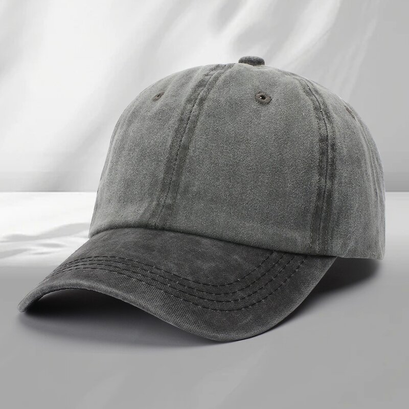 Baseball Cap Supplier - OEM Washed Cotton Regular Custom logo Printing