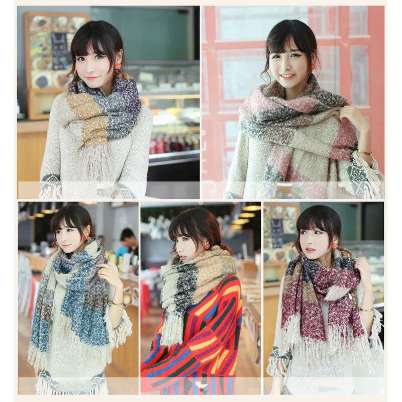 Scarf Manufacturer - OEM Women's Soft Smooth Fluffy Warm Cozy