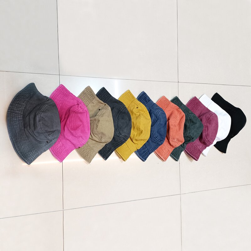 Bucket Hat Supplier - OEM Bob Black Custom Embroidered Unisex Designer