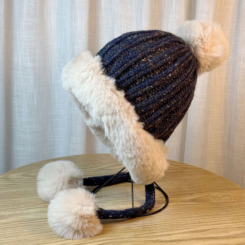 Lei Feng Hat Supplier - OEM Winter Warm Customizable Thick Knitted