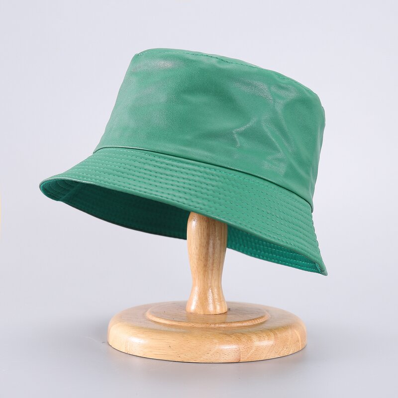 Bucket Hat Factory - OEM Babies Winter PU Leather Waterproof Foldable