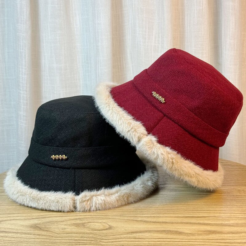 Fisherman Hat Supplier - OEM Winter Warm Anti-Cold Plush Striped