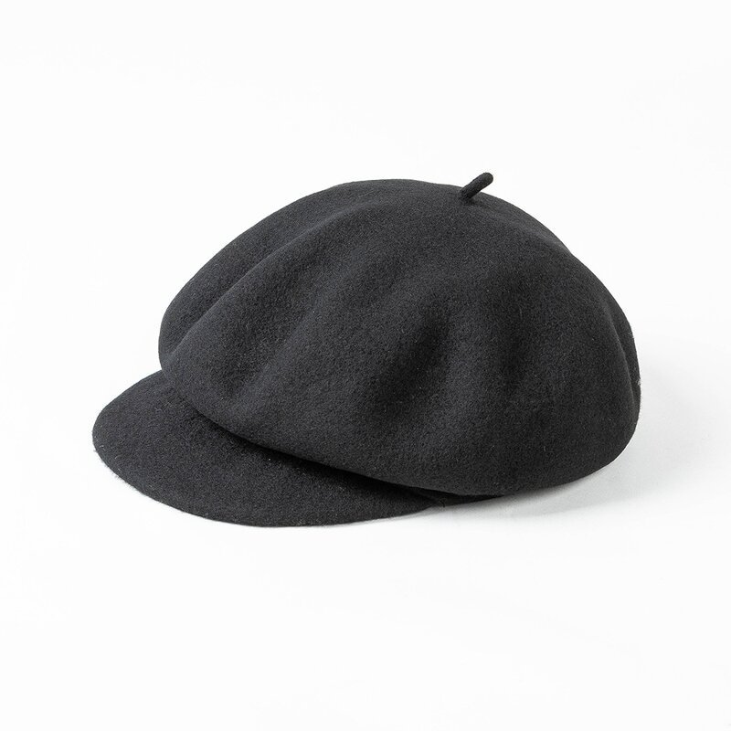 Beret Manufacturer - OEM New 100% Wool Striped Winter Warm Duckbill
