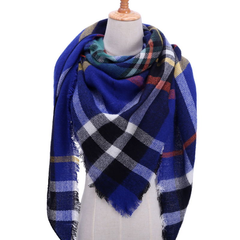 Shawl Manufacturer - OEM Women's Large Triangle Knit Cashmere Feel