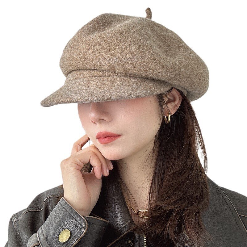 Spandex Beret Manufacturer - OEM New Jacquard Beret Octagonal Duckbill