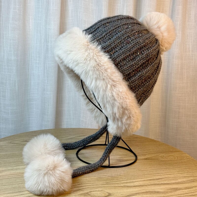 Knitted Hat Manufacturer - OEM Customized Argyle Pattern Winter Thick