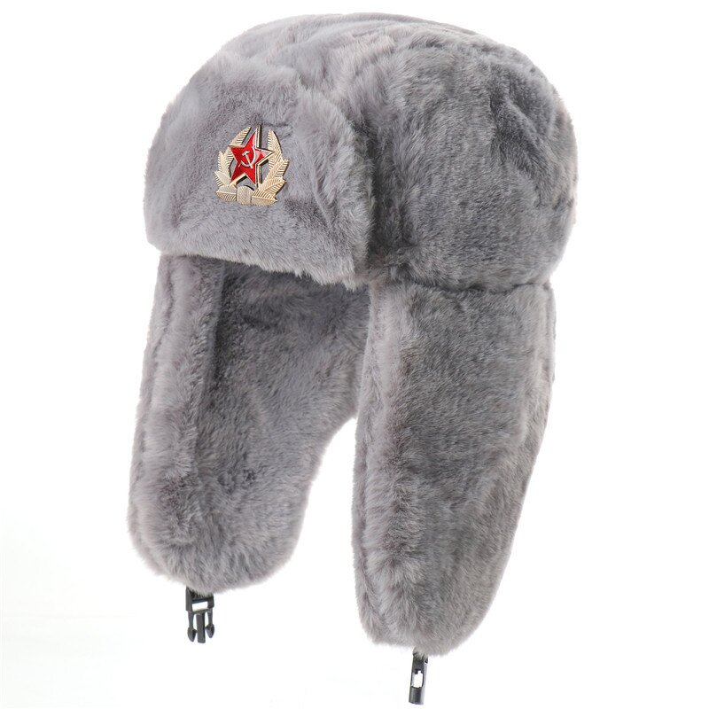 Ski Hat Supplier - OEM Pilot Rabbit Hair Waterproof Warm Hat