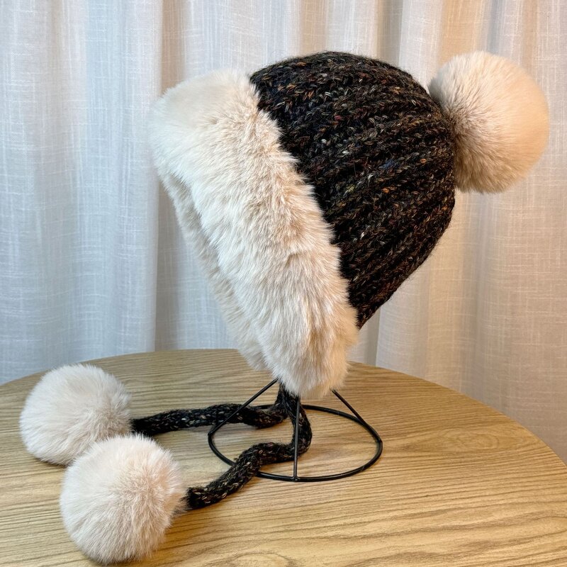 Lei Feng Hat Supplier - OEM Winter Warm Customizable Thick Knitted