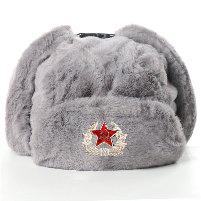 Ski Hat Supplier - OEM Pilot Rabbit Hair Waterproof Warm Hat
