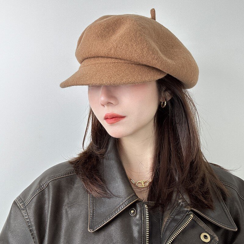 Spandex Beret Manufacturer - OEM New Jacquard Beret Octagonal Duckbill