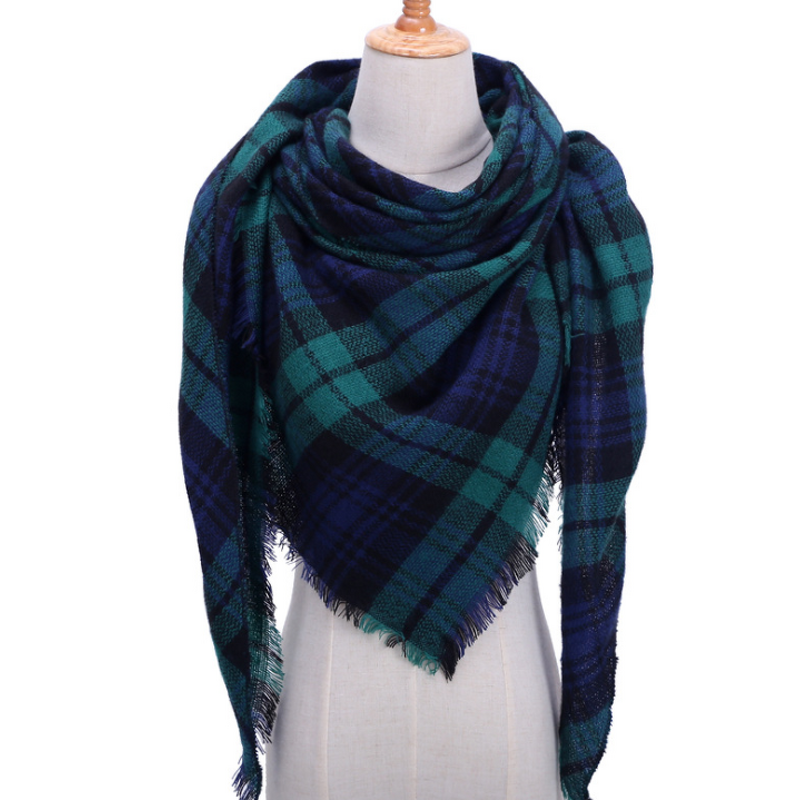 Shawl Manufacturer - OEM Women's Large Triangle Knit Cashmere Feel