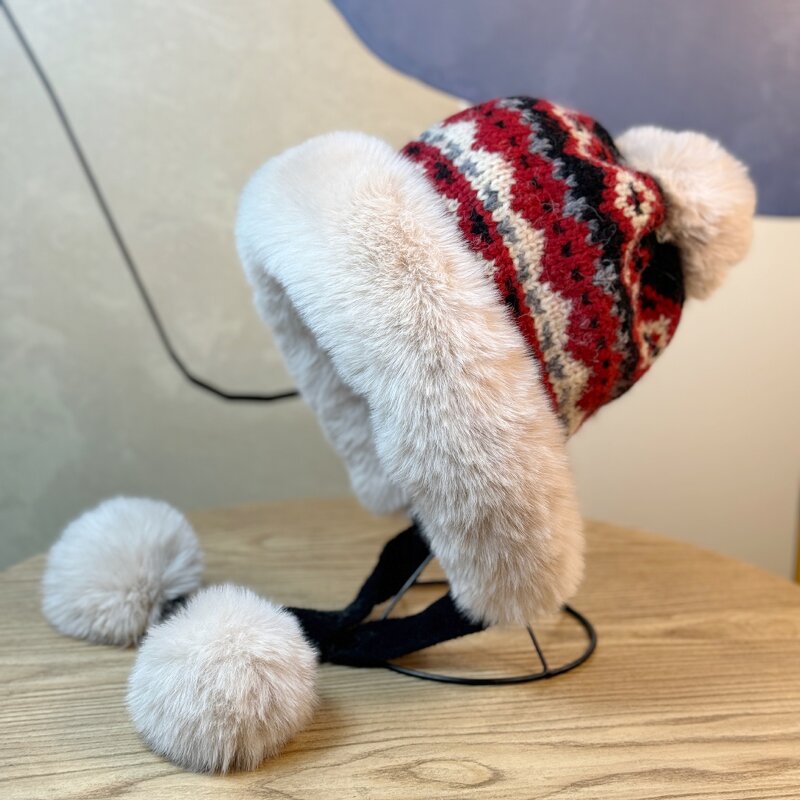 Fisherman's Hat Factory - OEM Customized Logo Knitted Pilot Hat Warm