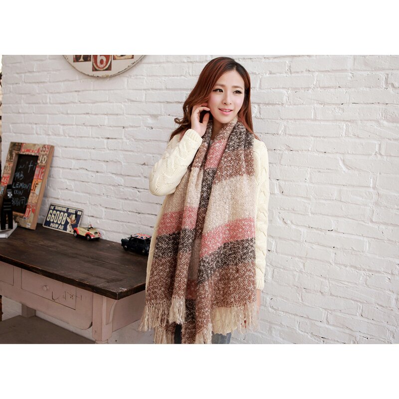 Scarf Manufacturer - OEM Women's Soft Smooth Fluffy Warm Cozy