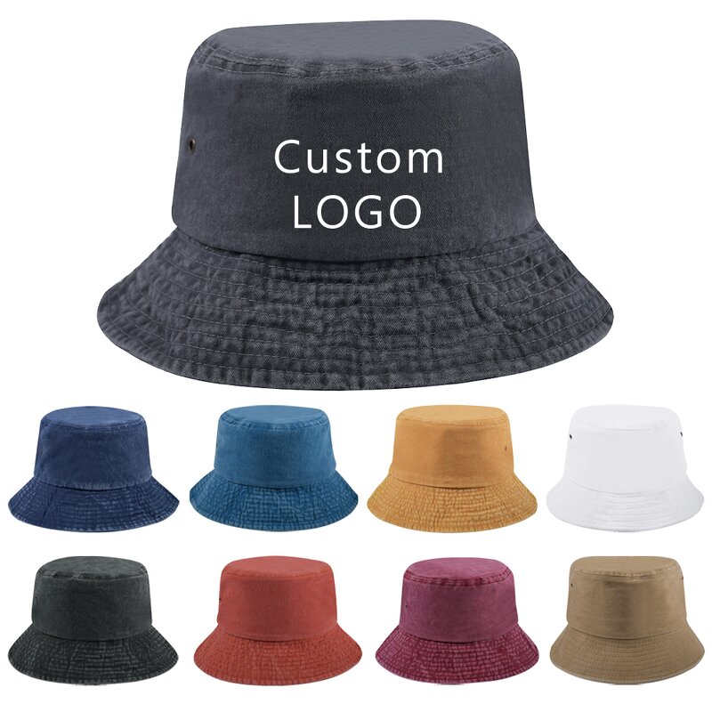 Bucket Hat Supplier - OEM Bob Black Custom Embroidered Unisex Designer