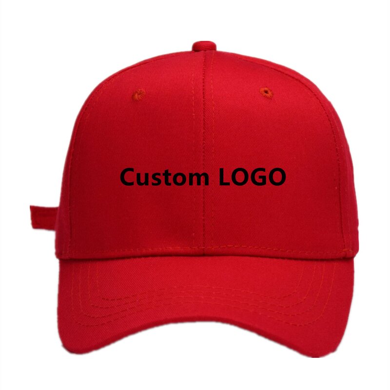Baseball Cap Factory - OEM 6-piece Solid Color Cotton Customized LOGO