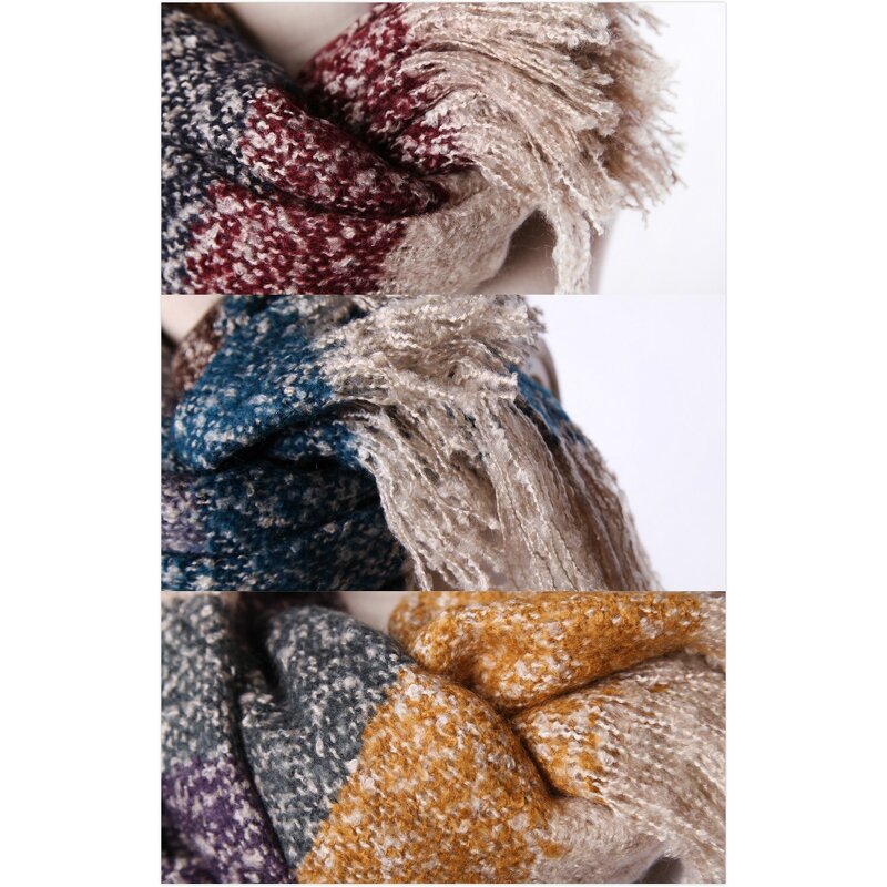 Scarf Manufacturer - OEM Women's Soft Smooth Fluffy Warm Cozy