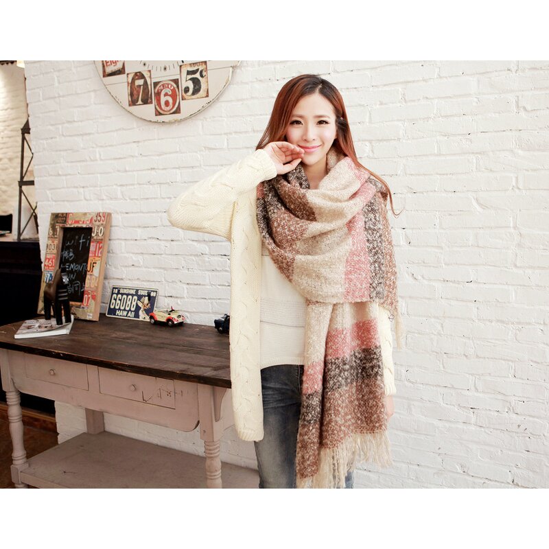 Scarf Manufacturer - OEM Women's Soft Smooth Fluffy Warm Cozy