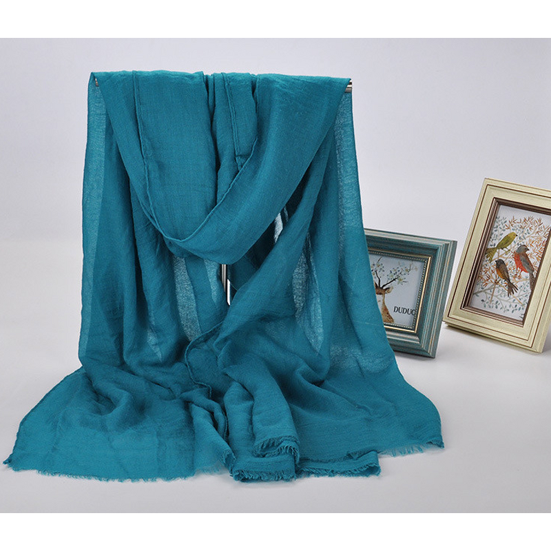 Scarf Manufacturer - OEM Custom Logo Women's Spring Argyle Cotton