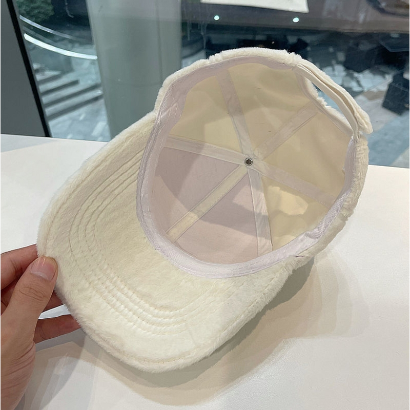 Baseball Cap Supplier - OEM Customized Lamb Wool Rabbit Fur High Quality