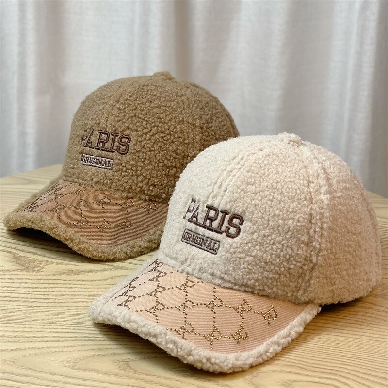 Baseball Cap Supplier - OEM Custom Lamb Wool Vintage Duckbill Fashion