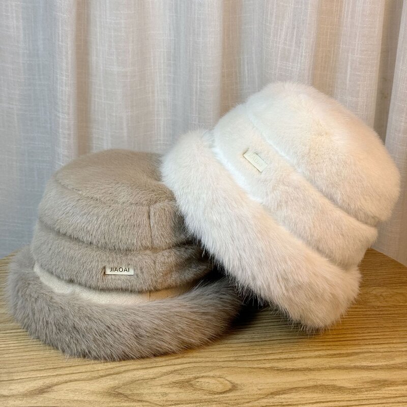 Bucket Hat Manufacturer - OEM New Winter Large Brim Windproof Warm